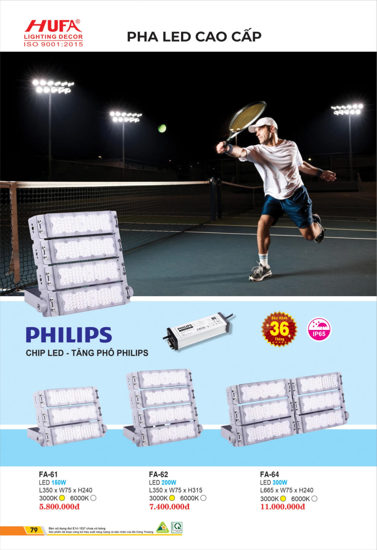 Bảng giá đèn LED HUFA 2026